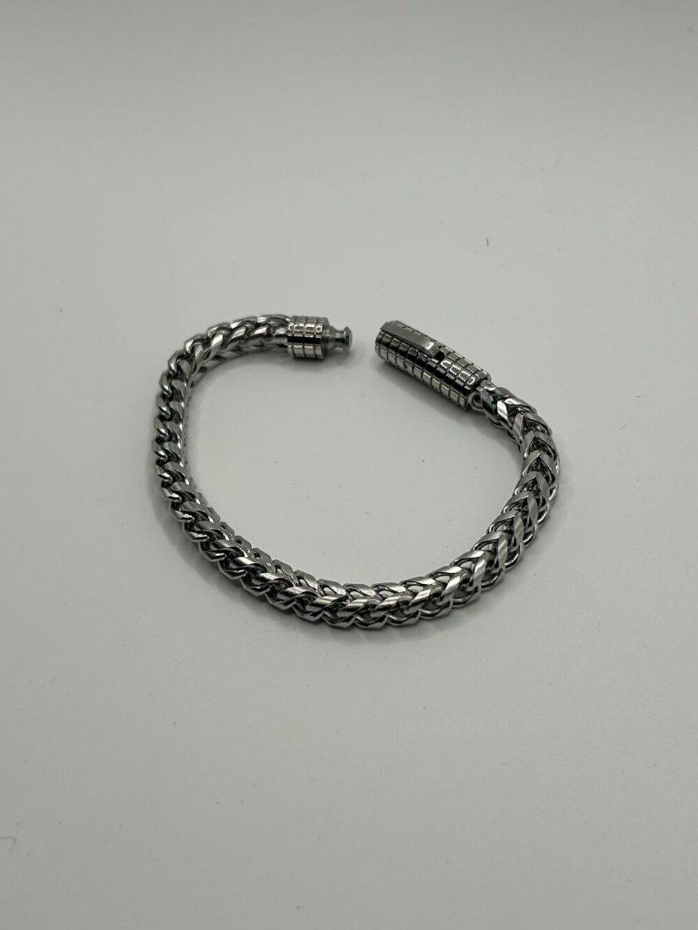 Womens Franco Bracelet 7 Inch Real Silver Dainty Box Link Plated Delicate Stack